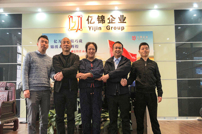 中山花木產業大會舞臺膜結構案例與客戶合影